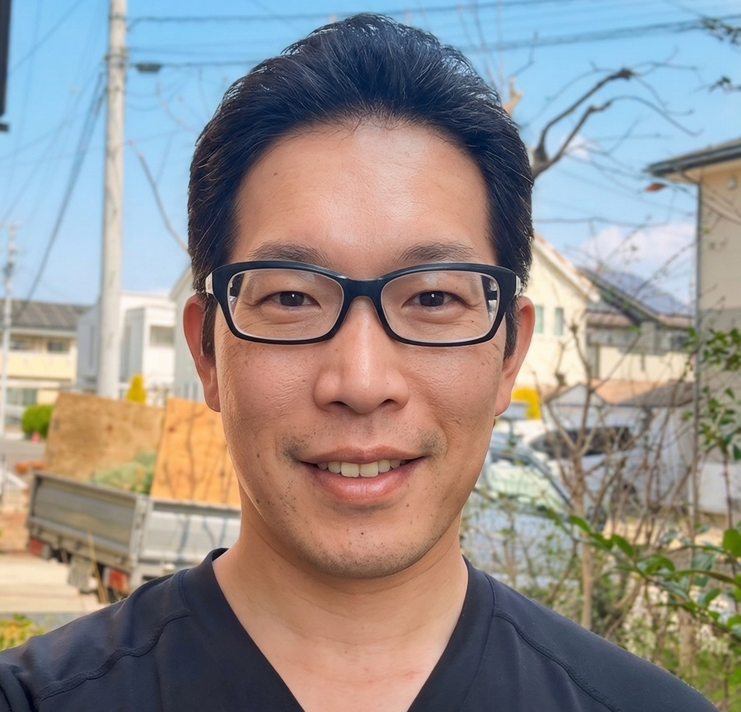 長野県安曇野市の剪定匠 庭鳥 店主 白鳥の顔写真